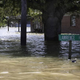 A flooded street in Pinhook (Kansas City Star)